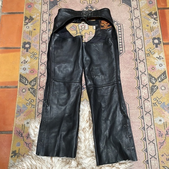 Milwaukee Leather Leather Chaps Size Small - Picture 4 of 5